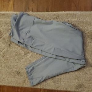 Women's light blue leggings. Size Large.